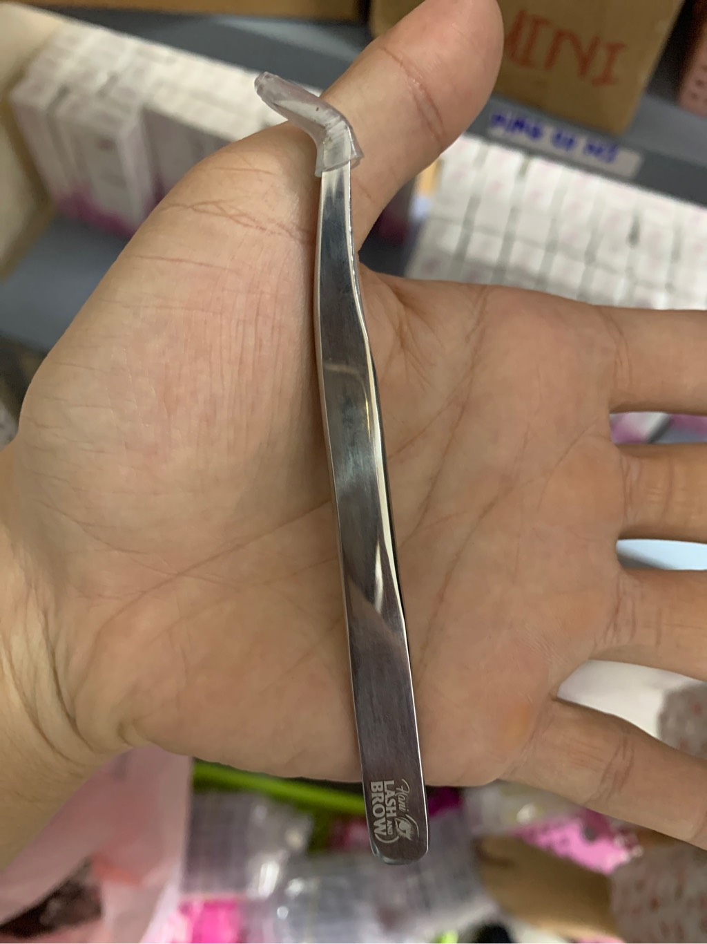 Nhíp Nối Mi Volume Nhám mịn - Tráng Gương