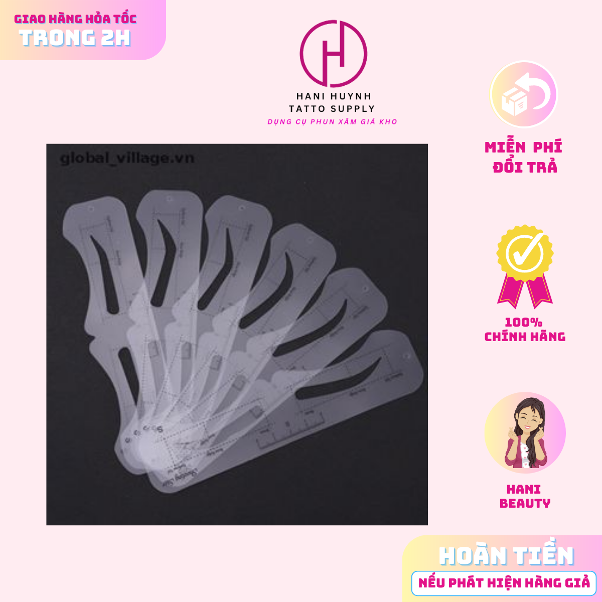 Bộ 5 Dáng Vẽ Mày