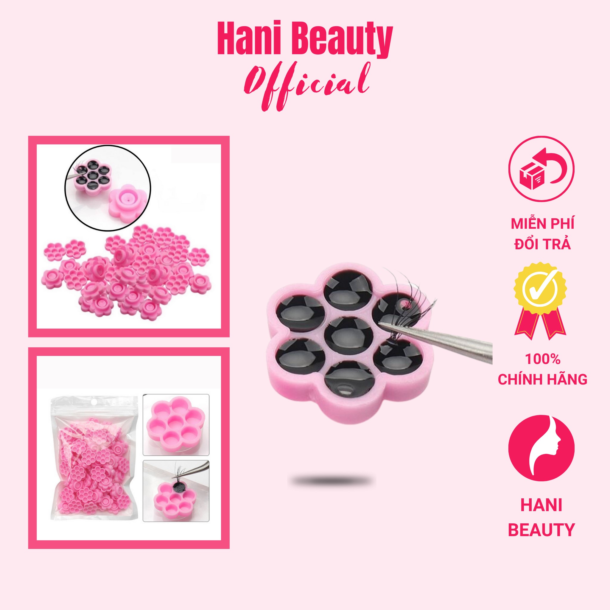 Nút Đựng Keo Hoa Mai 7 Ngăn (50 gam)