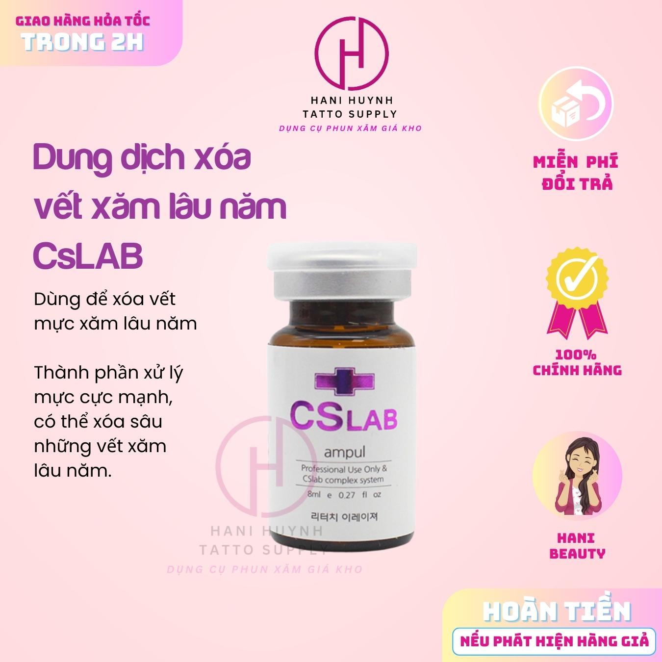 Dung Dịch Xóa Vết Xăm Lâu Năm Cslab Hàn Quốc