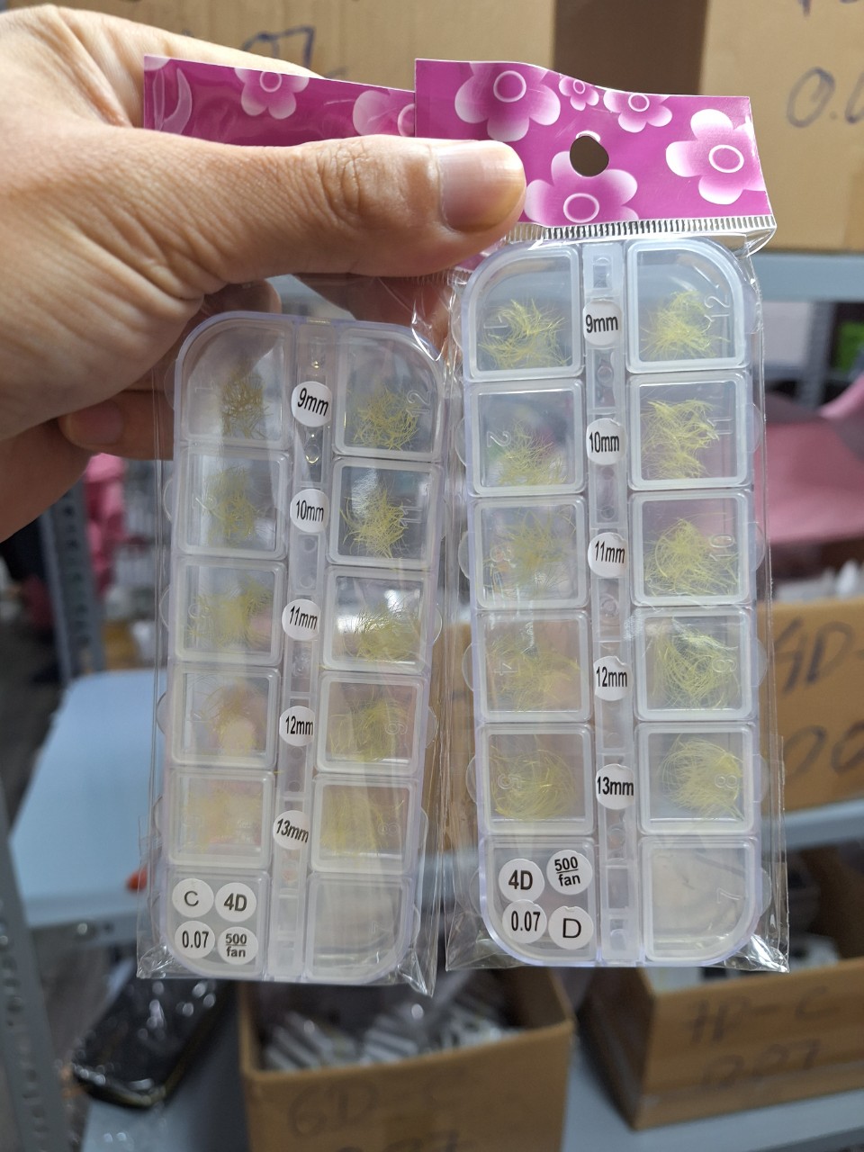 Mi Fan Màu Mix Size 4D (C - CC - D / 0.07 / Chọn Màu )