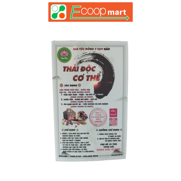 Thải độc cơ thể Tam Bảo bịch 7 gói