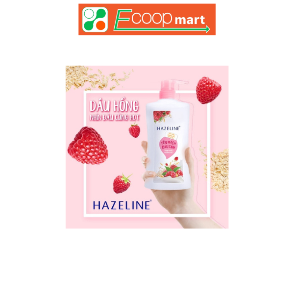 Sữa Tắm Hazeline đưỡng sáng da yến mạch dâu tằm chai 670g