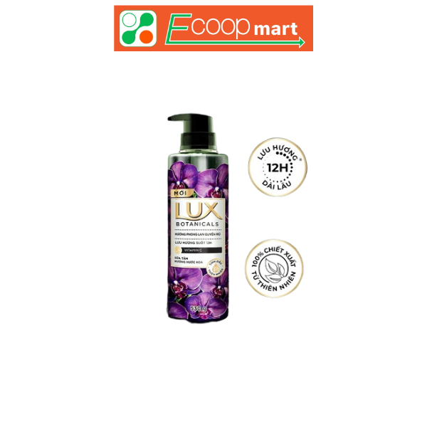 Sữa tắm Lux Botanicals phong lan quyến rũ chai 530g