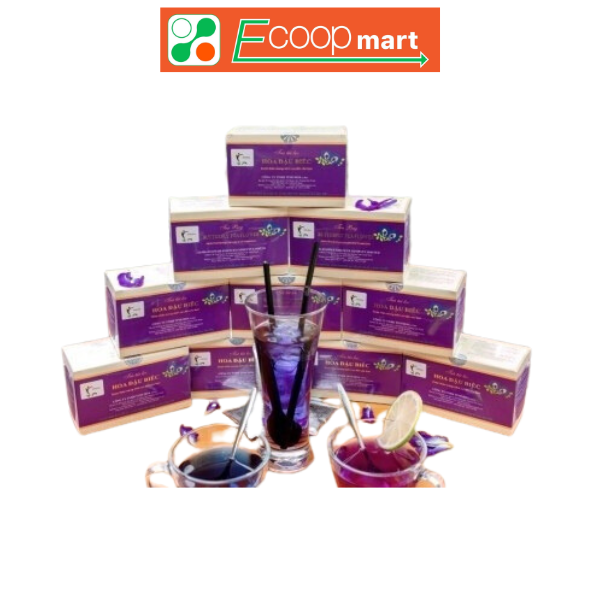 Trà túi lọc Hoa đậu biếc - Hộp 12g/20 túi lọc x 0.6g