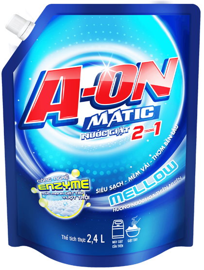 Nước giặt A-ON Matic Mellow 2.4 lít