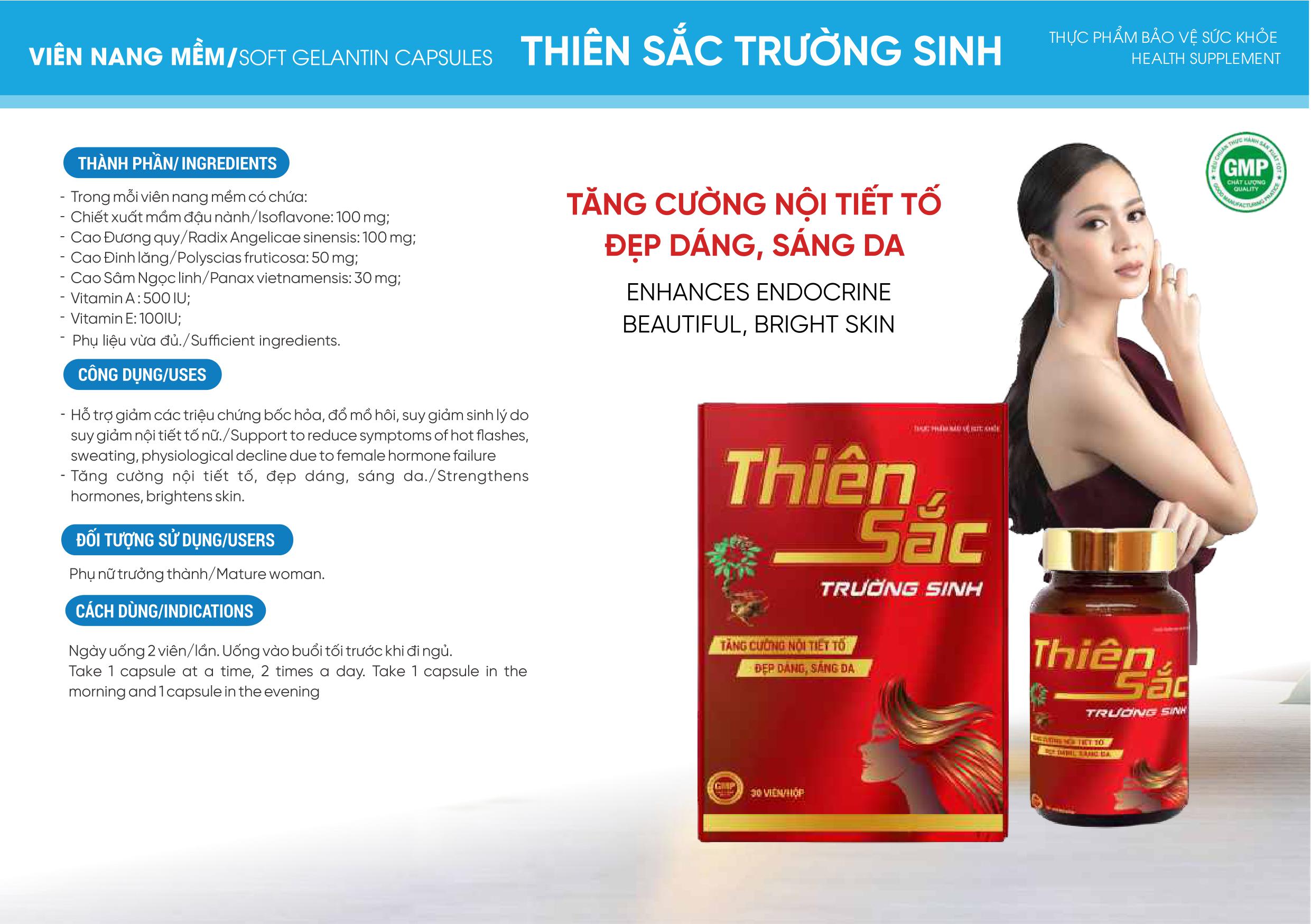 Thiên Sắc Trường Sinh hộp 30 viên