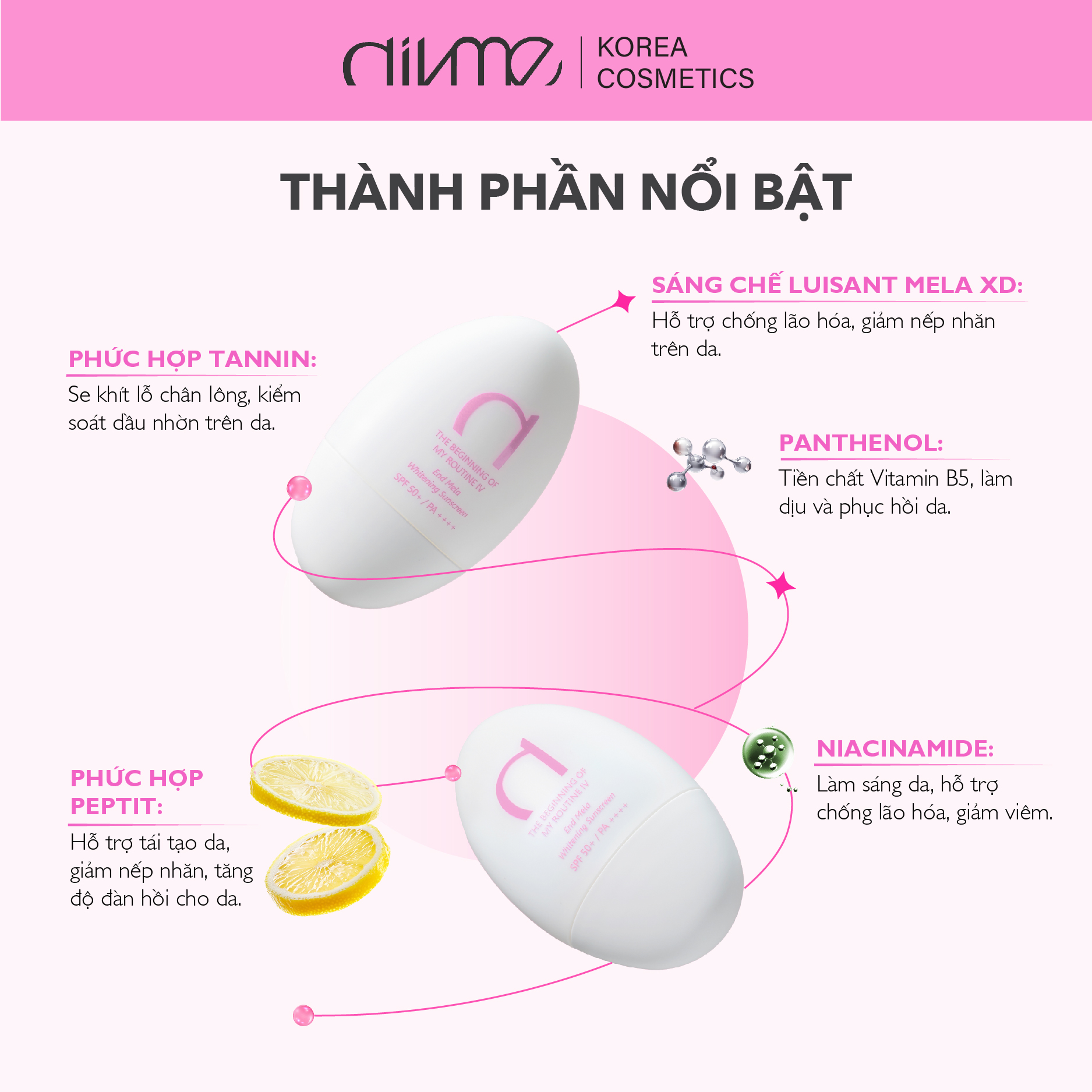 Kem chống nắng SPF50+ PA++++ Divme 50ml