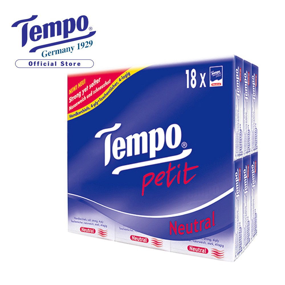 Khăn giấy bỏ túi Tempo Petit (Không mùi)