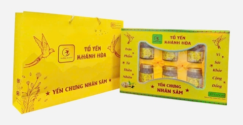 Yến sào chưng Nhân Sâm Trường An Nest 35% hộp 6 hũ * 70ml