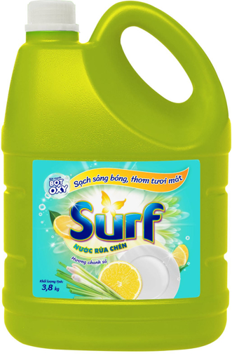 Nước rửa chén Surf 3.8kg