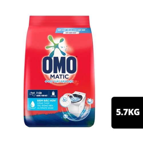 Bột giặt Omo Matic Cửa Trên 5.7kg