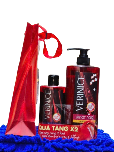 COMBO} Sữa tắm Verinnice 650ml + Sữa tắm Verinnice 250ml Tặng kèm túi xách