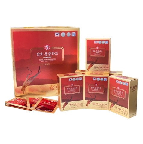 Tinh chất Đông Trùng lên men cao cấp hộp 30gói x 40ml