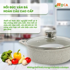 Nồi đúc vân đá HOCA