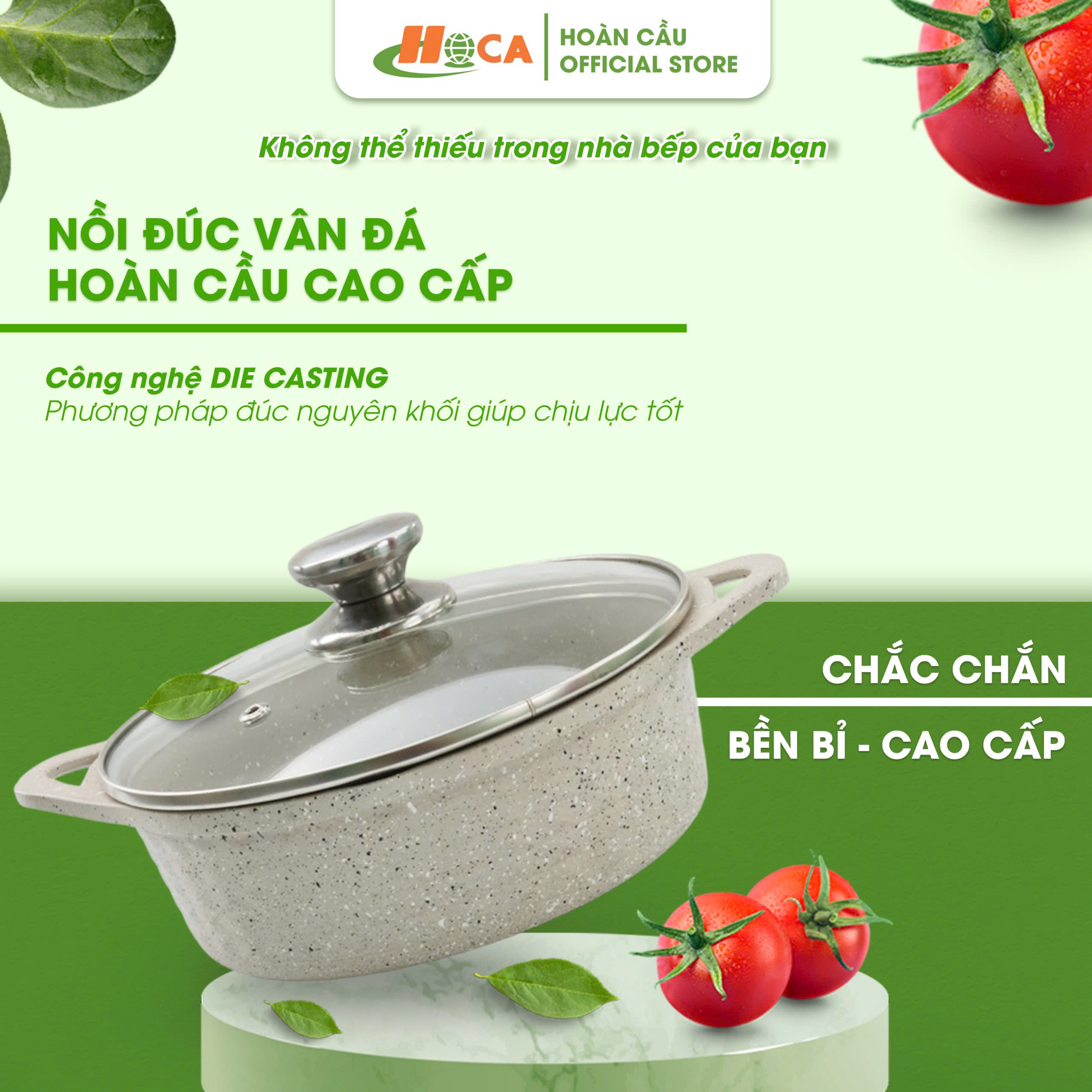 Nồi đúc vân đá HOCA