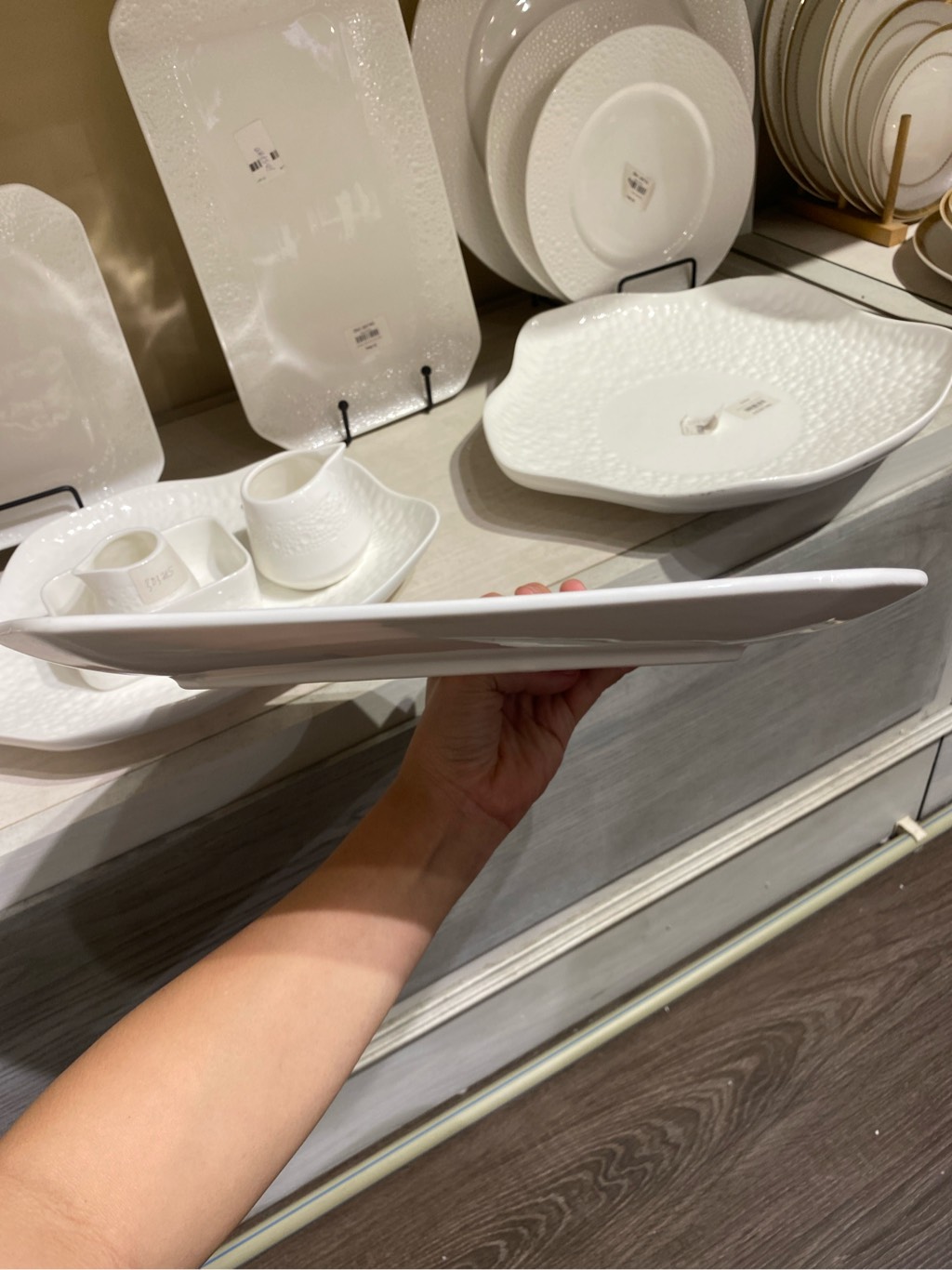 Đĩa vuông 10inch pearl