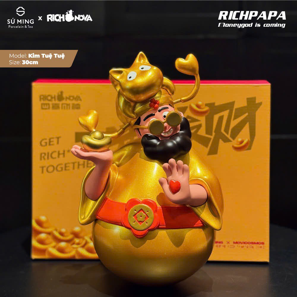RICHNOVA Tứ Hỷ Thần Tài - 30cm