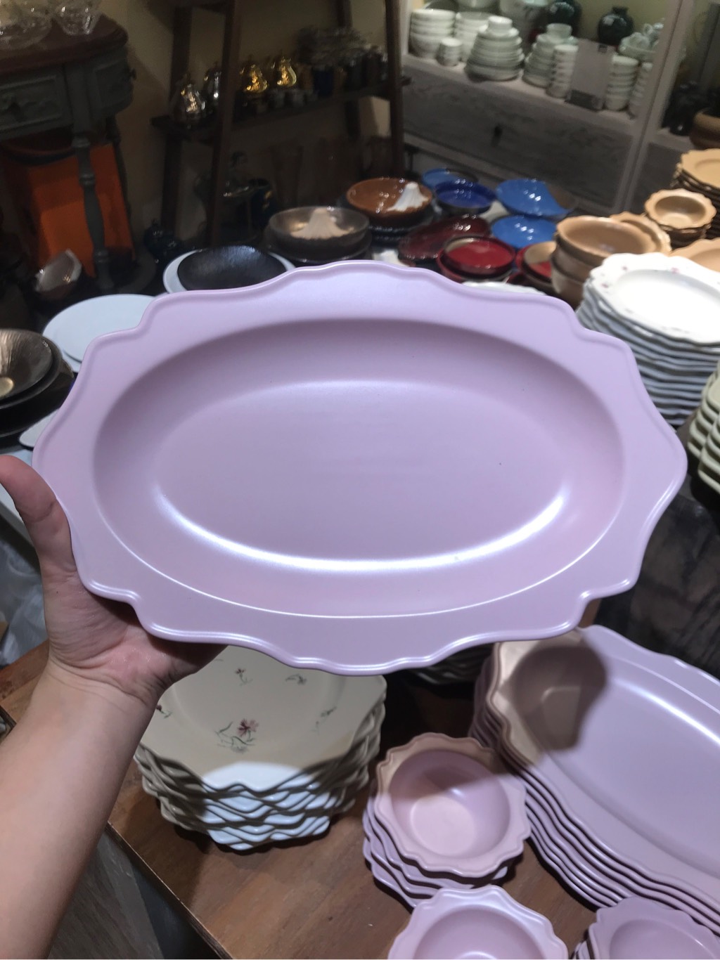 Đĩa xoài 12 tím hồng