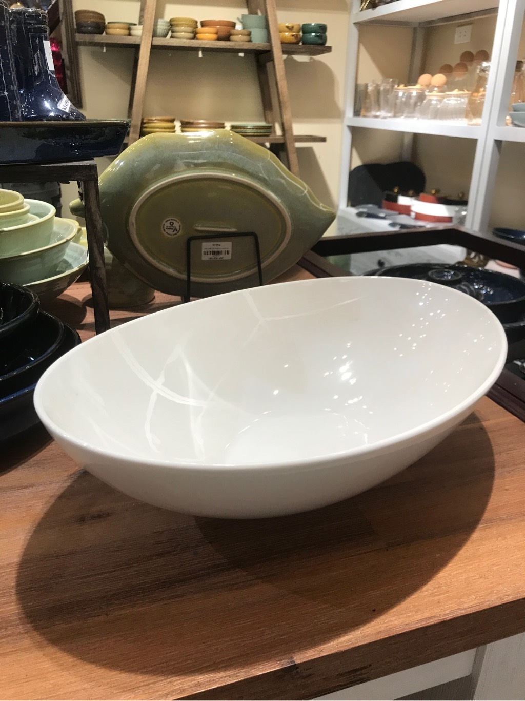 Tô oval sâu lòng 36 cm Trắng Ngà