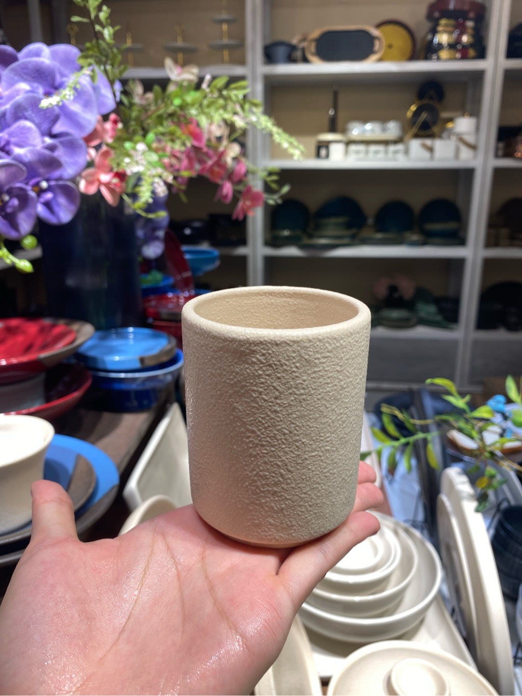 Ly tổ ong 7x9cm màu be