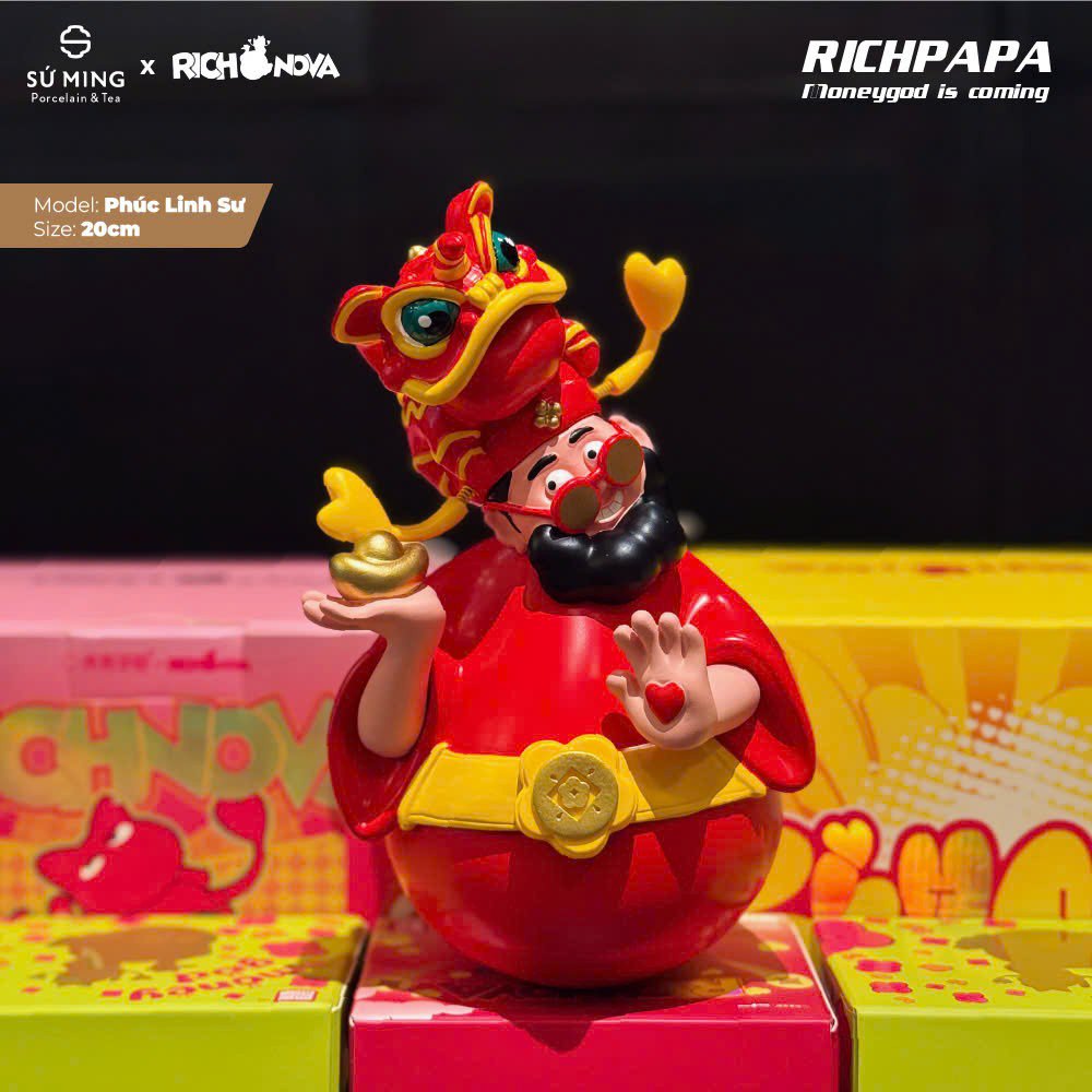 RICHNOVA Tứ Hỷ Thần Tài - 20cm