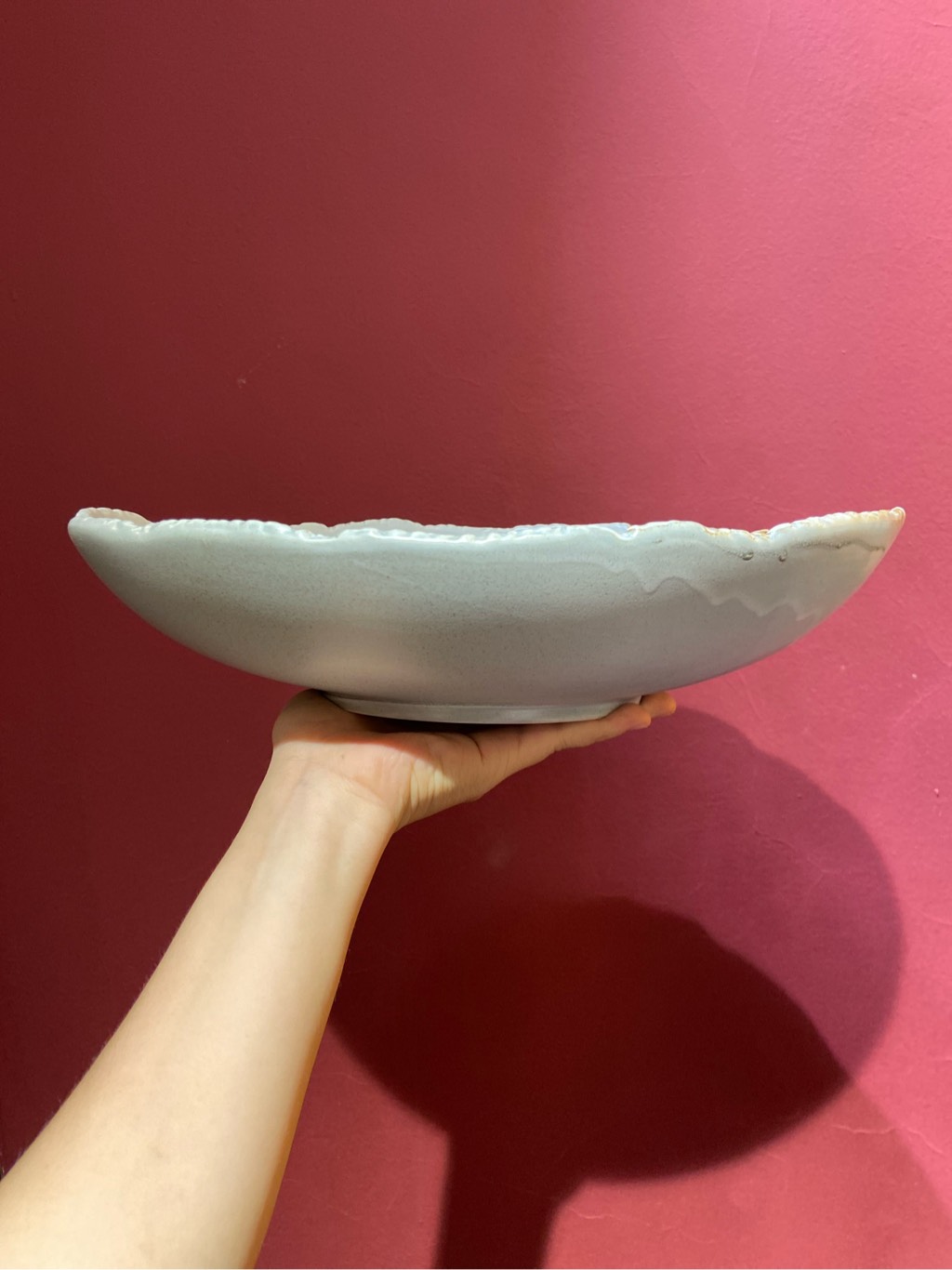 Tô oval 12inch màu ghi