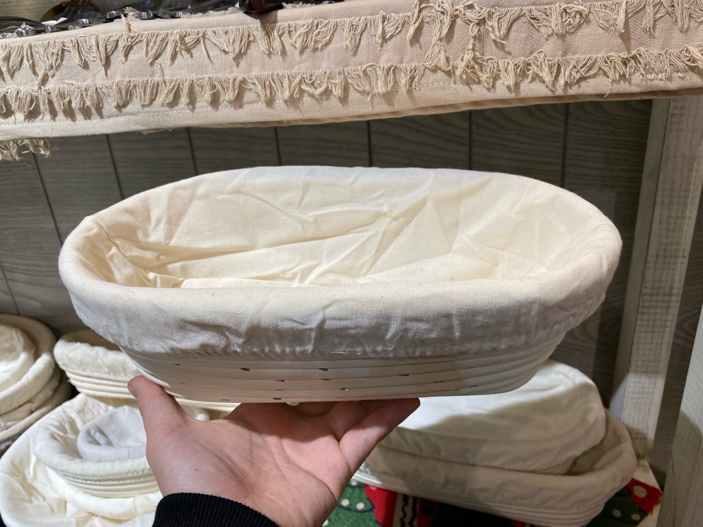 Giỏ mây bọc vải