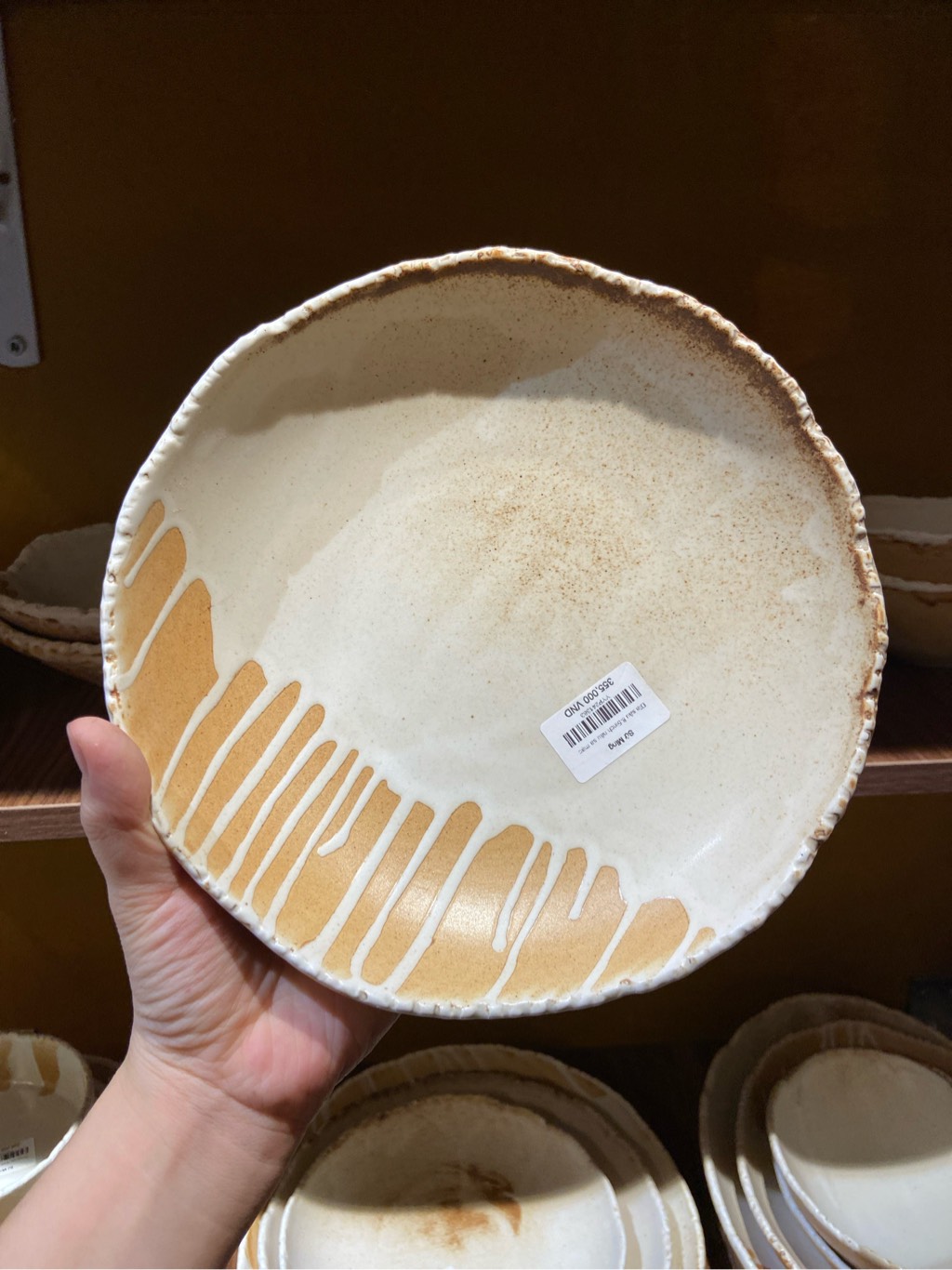 Đĩa sâu 8.5inch nâu sa mạc