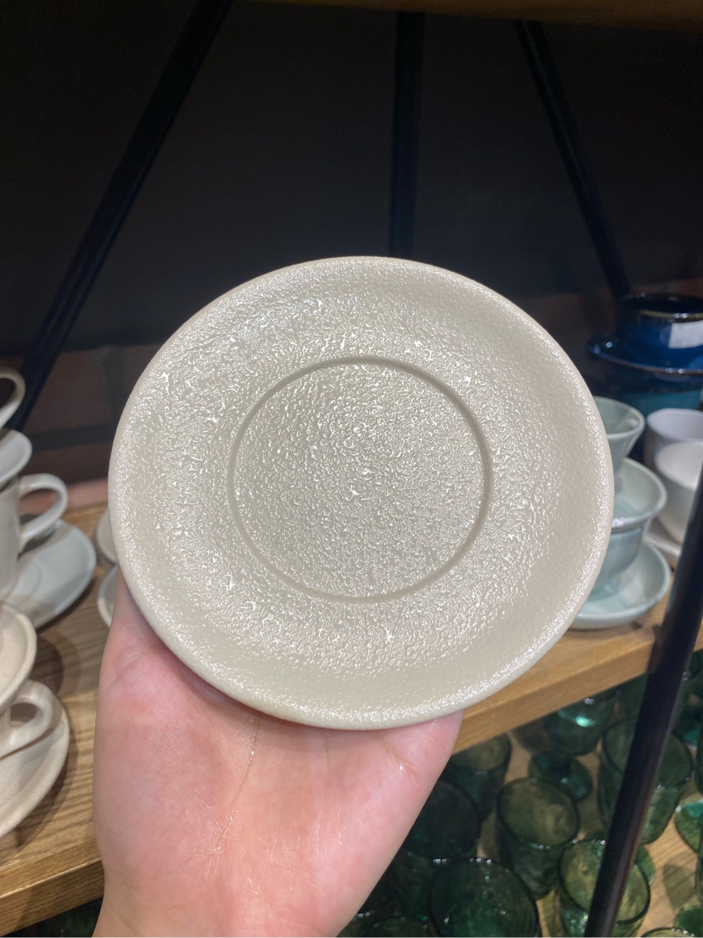 Dĩa lót Ca Capuchino 14.5cm màu be (Cái)