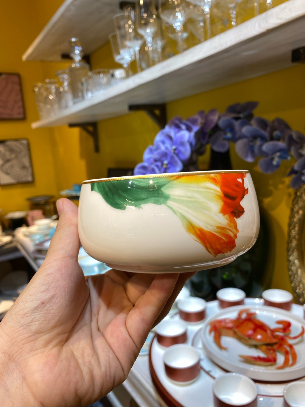 Bát soup sắc màu