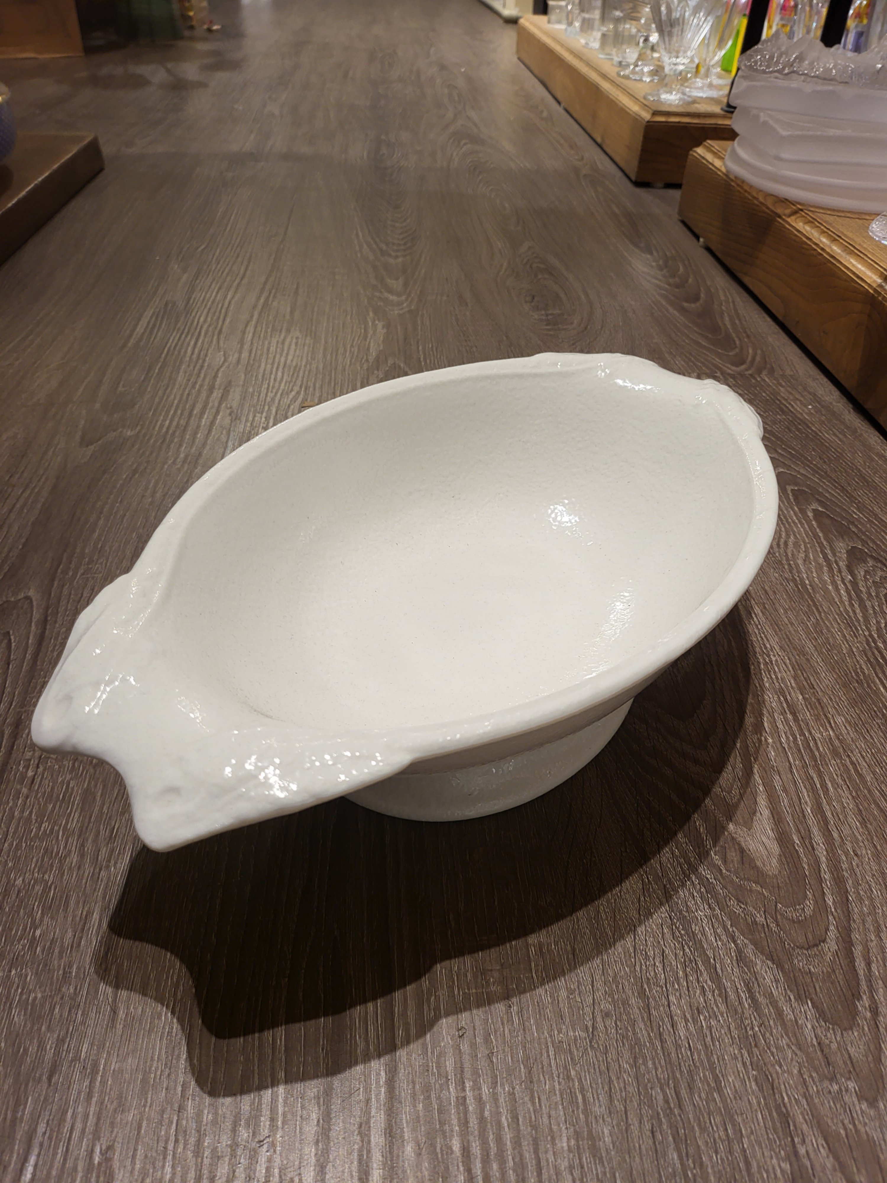 Tô kim lượng 36x9.5cm tuyết trắng