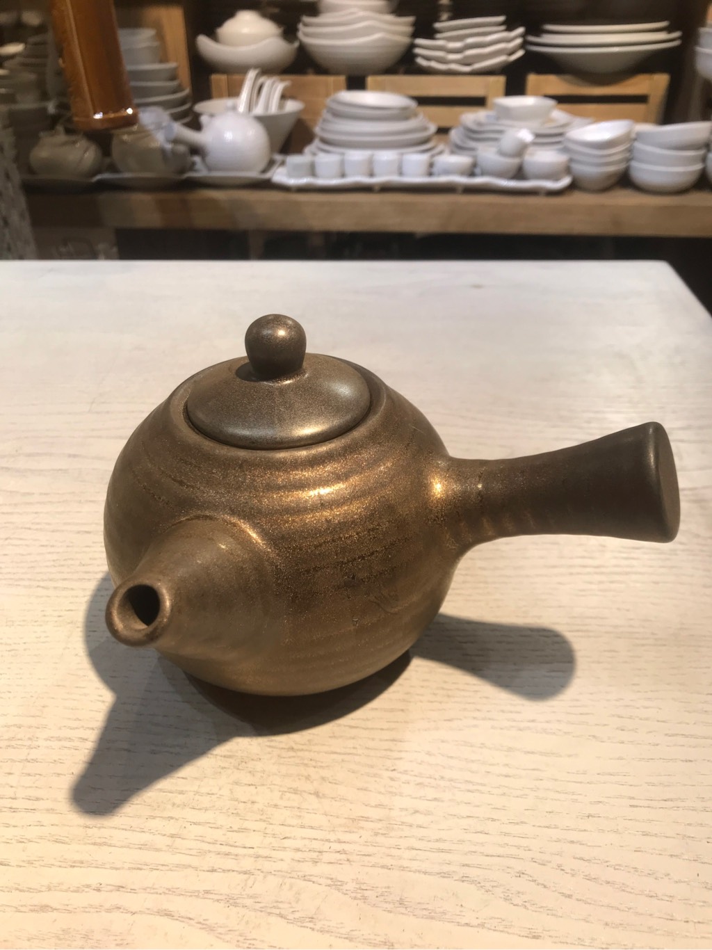 Bình trà 550ml nâu đồng