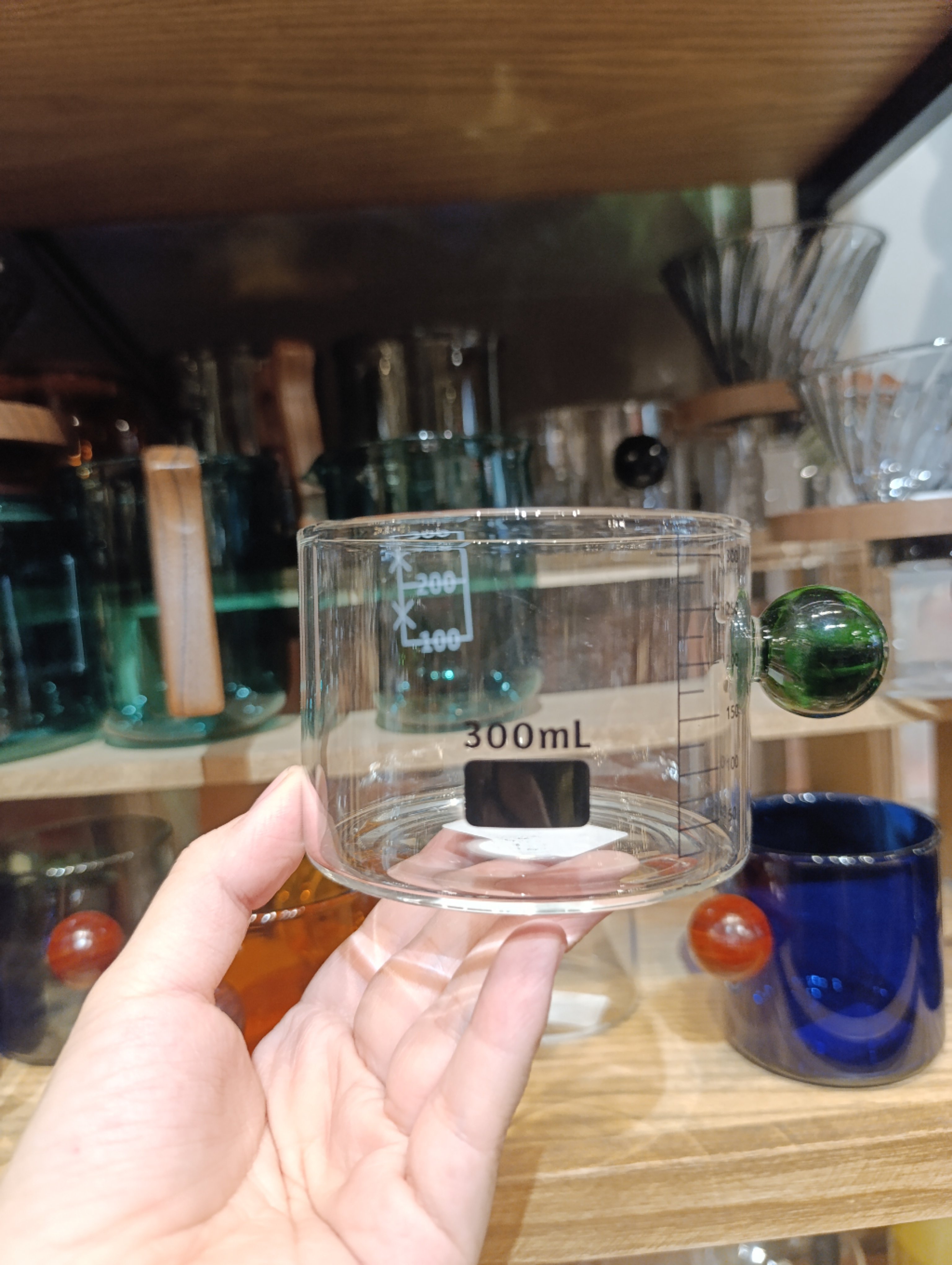 Rót pha chế núm gỗ tròn