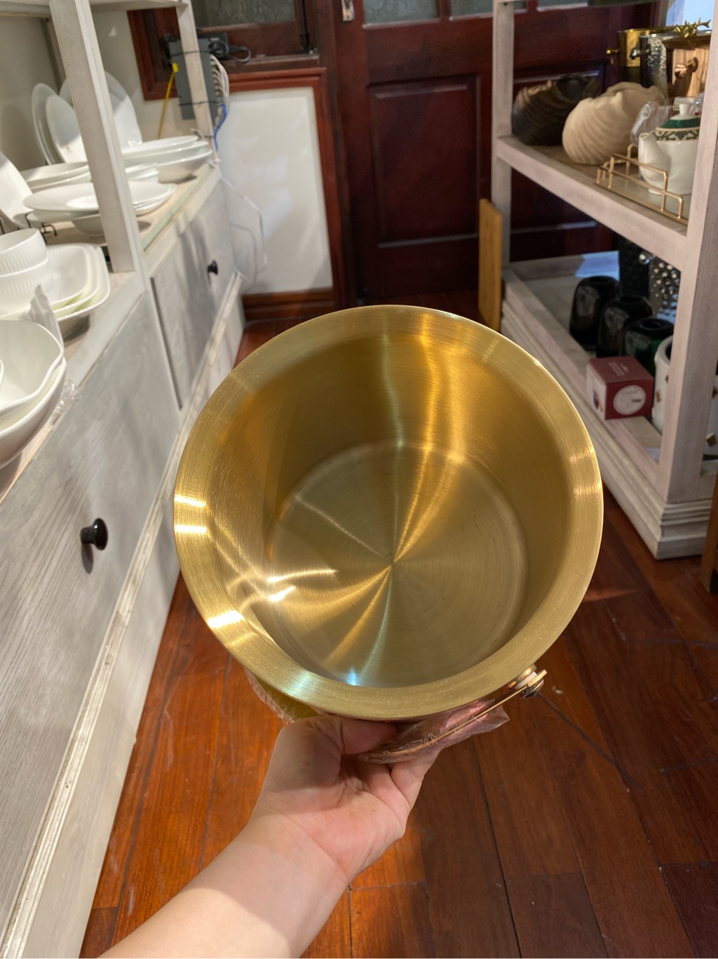 Xô đá vàng có nắp 3L