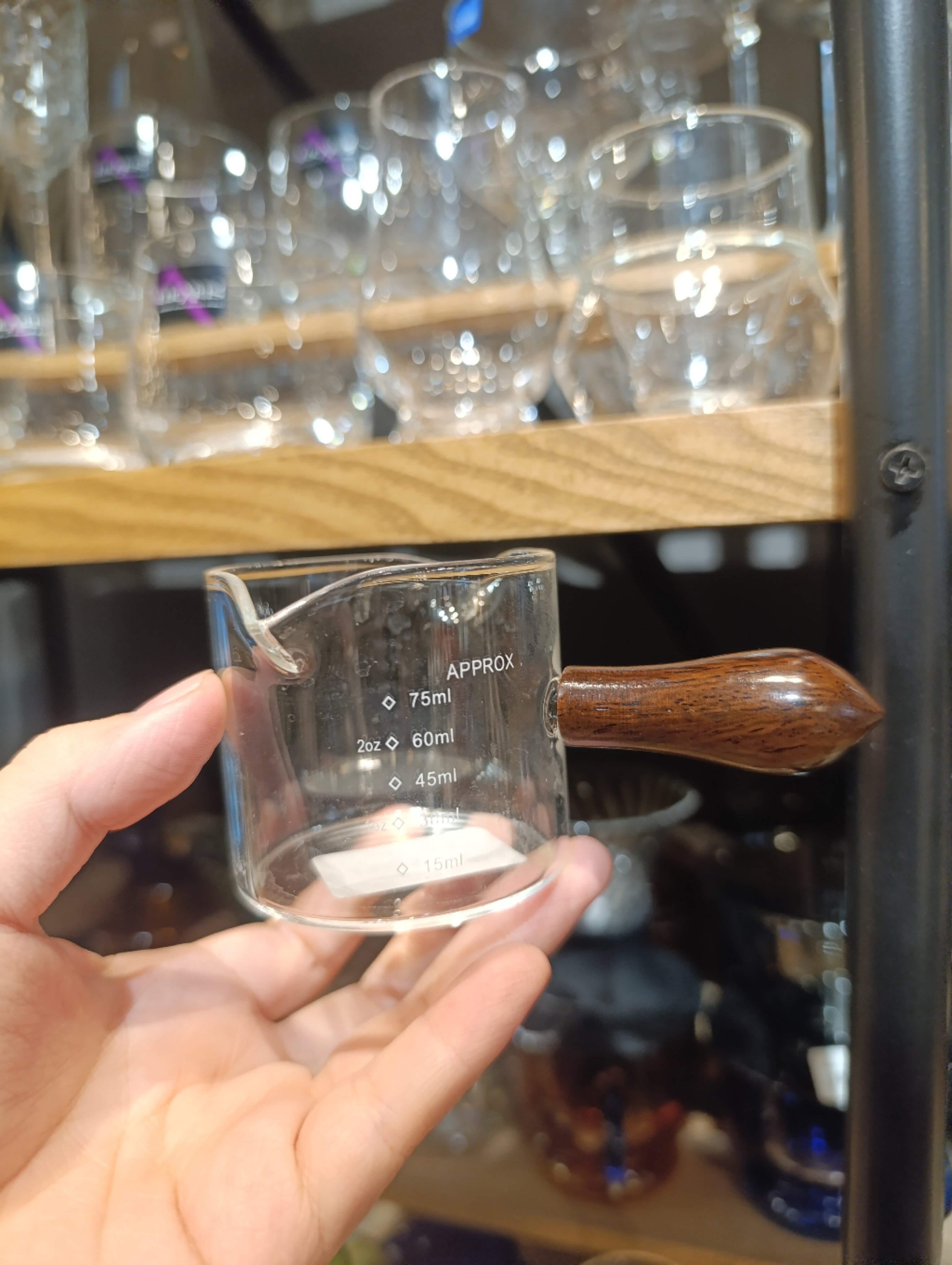 Rót pha chế tay gỗ 2 đầu