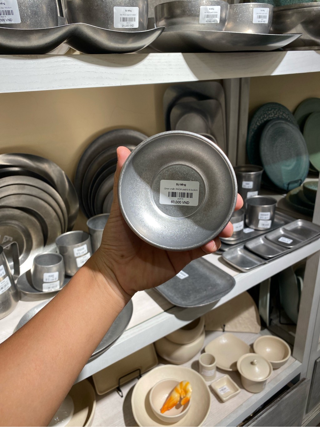 Chén chấm INOX zsd15 9.5x3cm