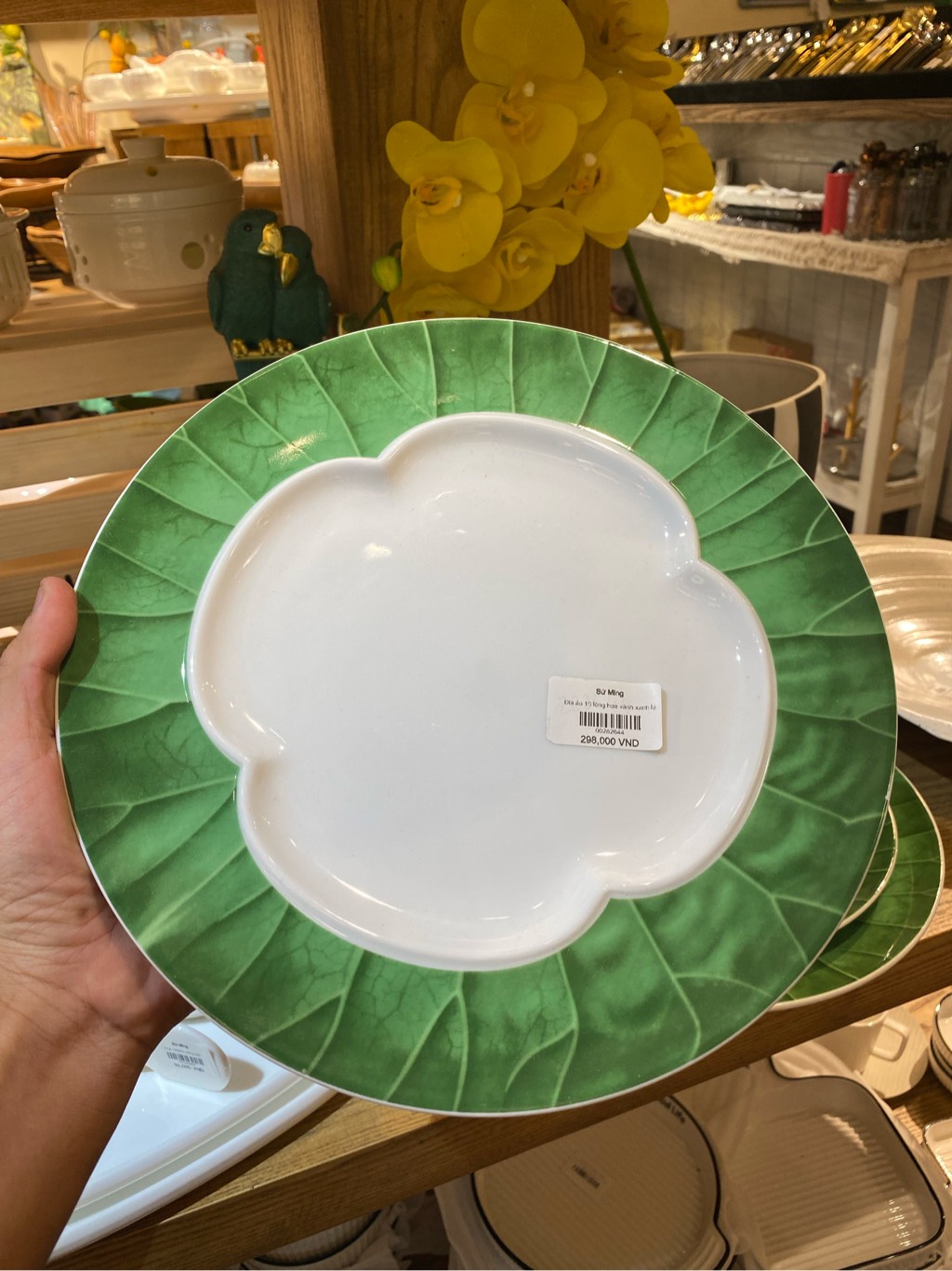 Đĩa ảo 10 lòng hoa vành xanh lá