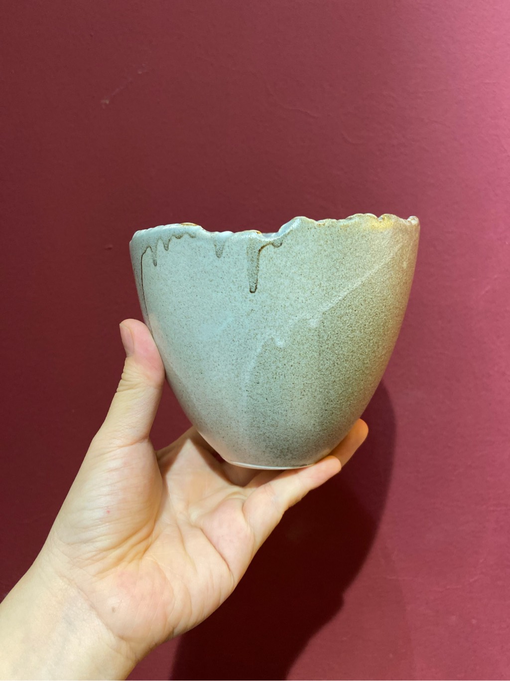 Tô nhọn 5inch màu ghi