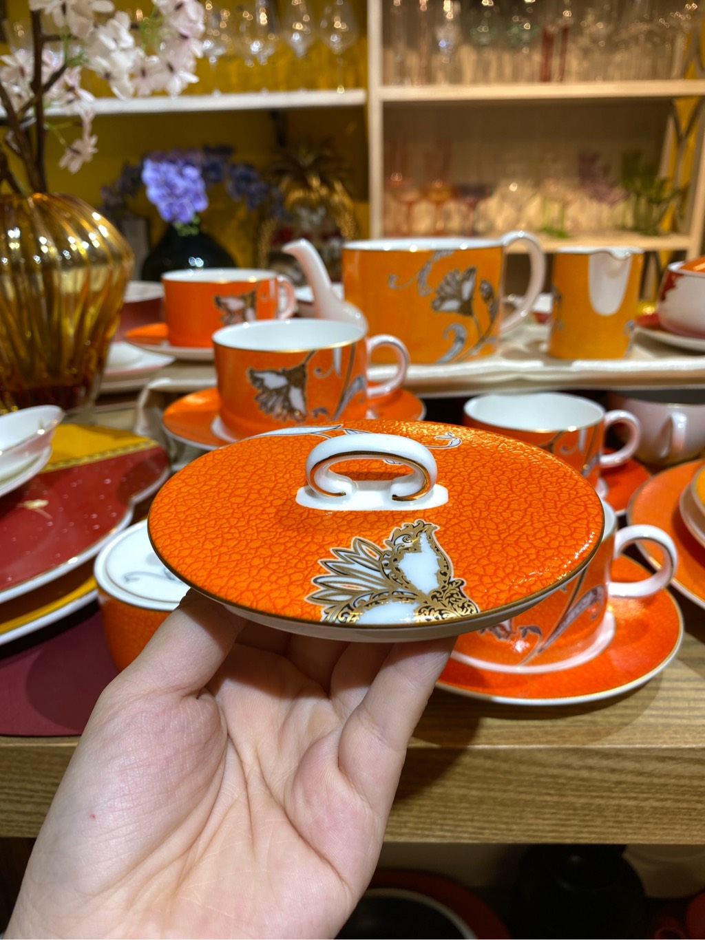 Nắp ấm trà Nile garden