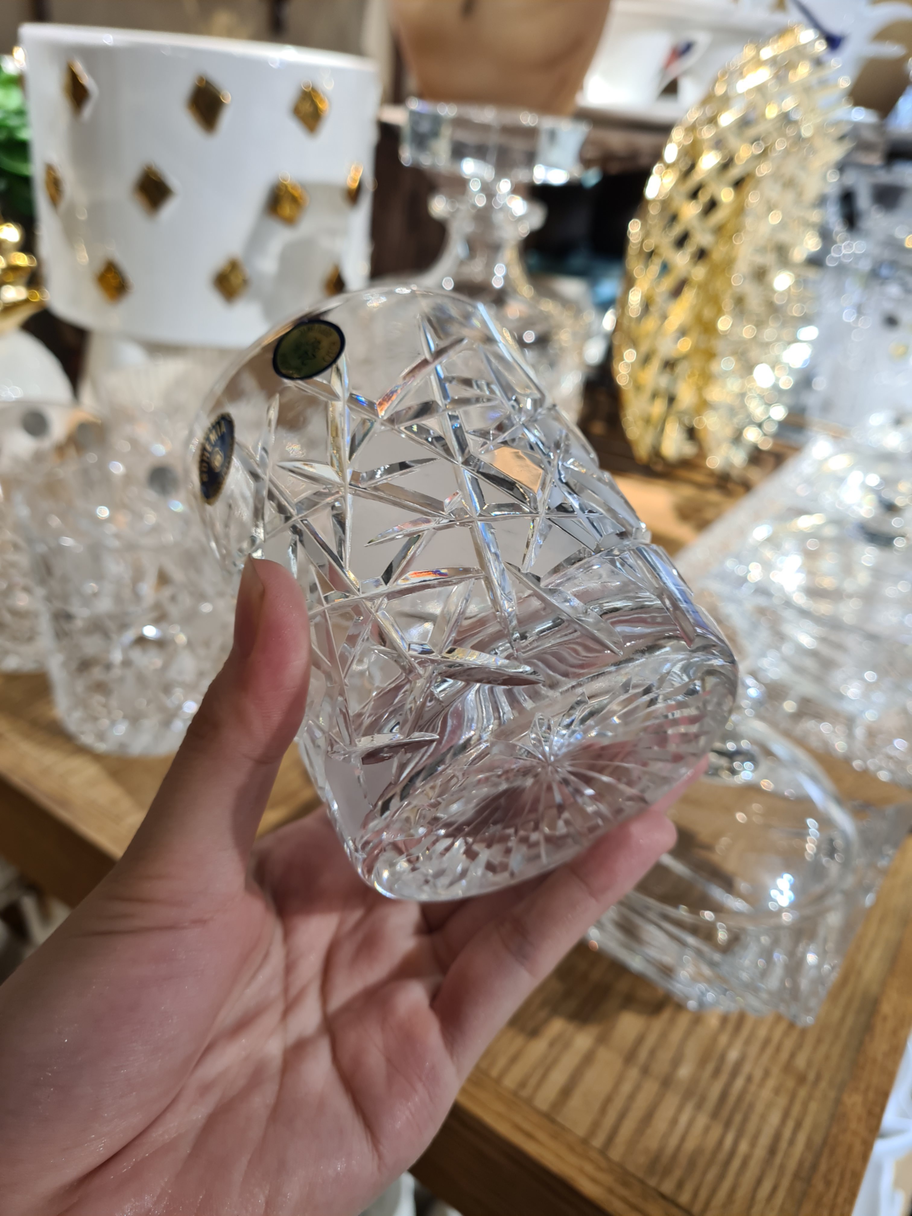 Bộ bình rượu pha lê Pito mài Jika (7sp)