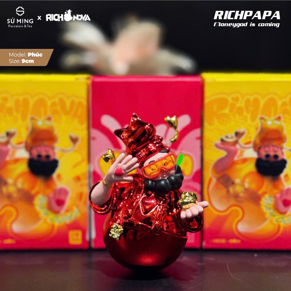 RICHNOVA Tứ Hỷ Thần Tài - 9cm