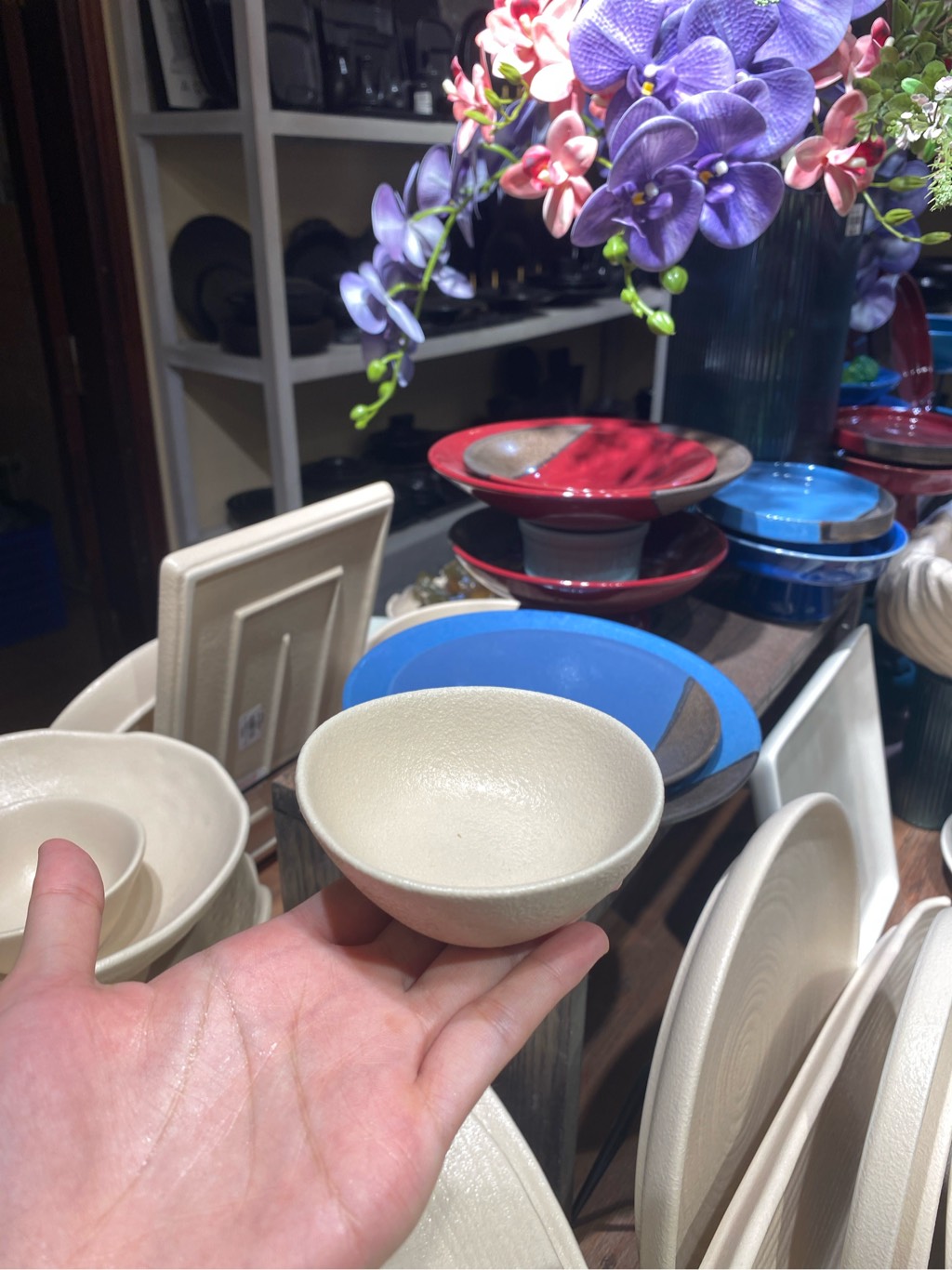 Chén chấm 9x3cm màu be (HĐ)
