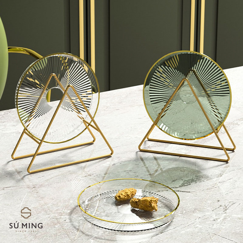 Set 6 Đĩa Có Giá Treo Nhựa