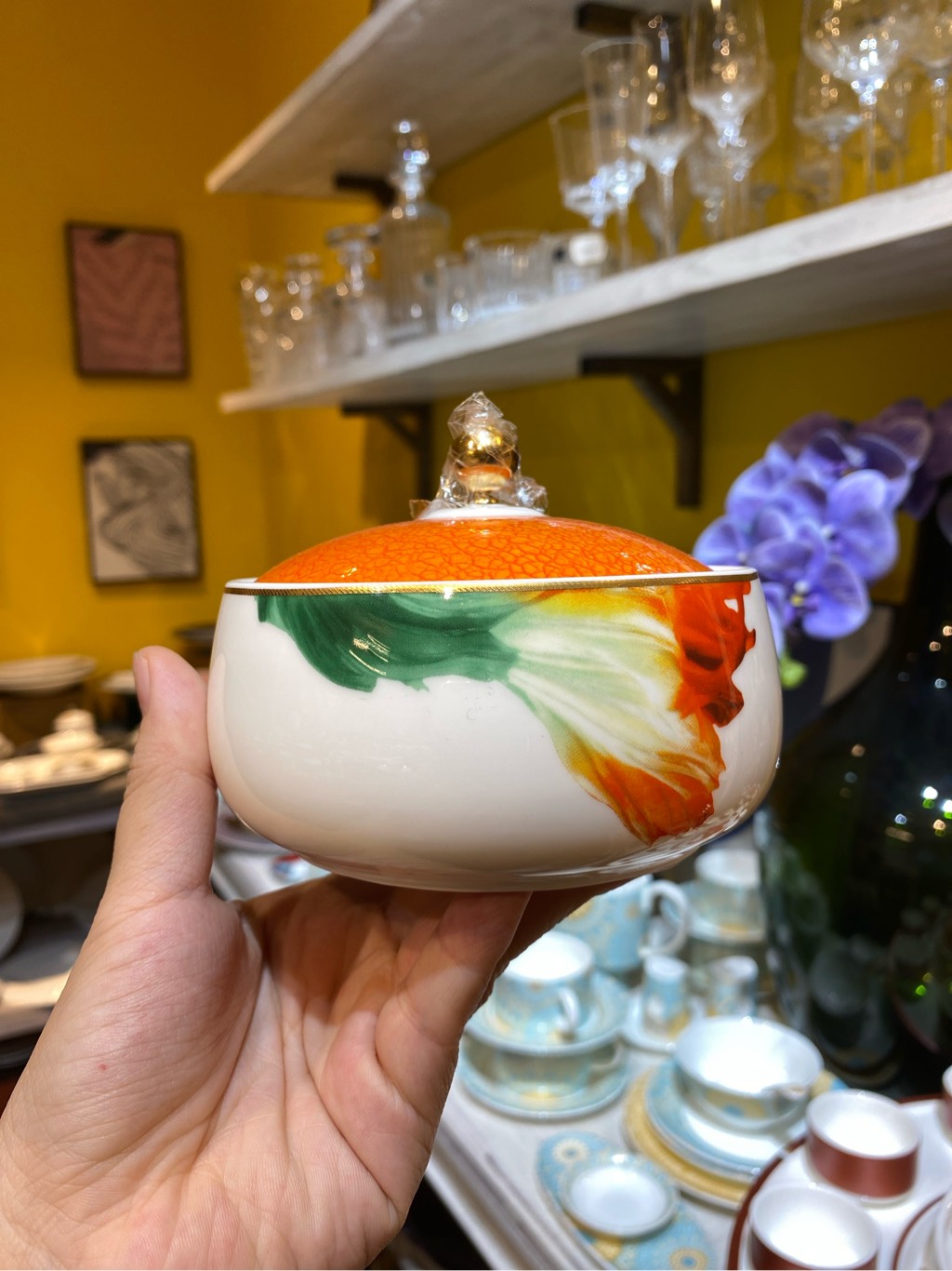 Bát soup sắc màu