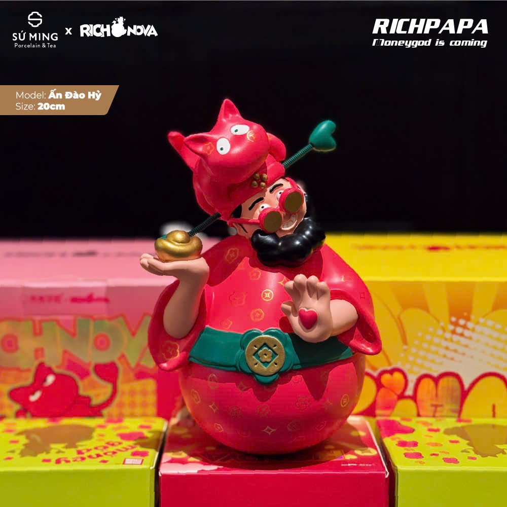 RICHNOVA Tứ Hỷ Thần Tài - 20cm