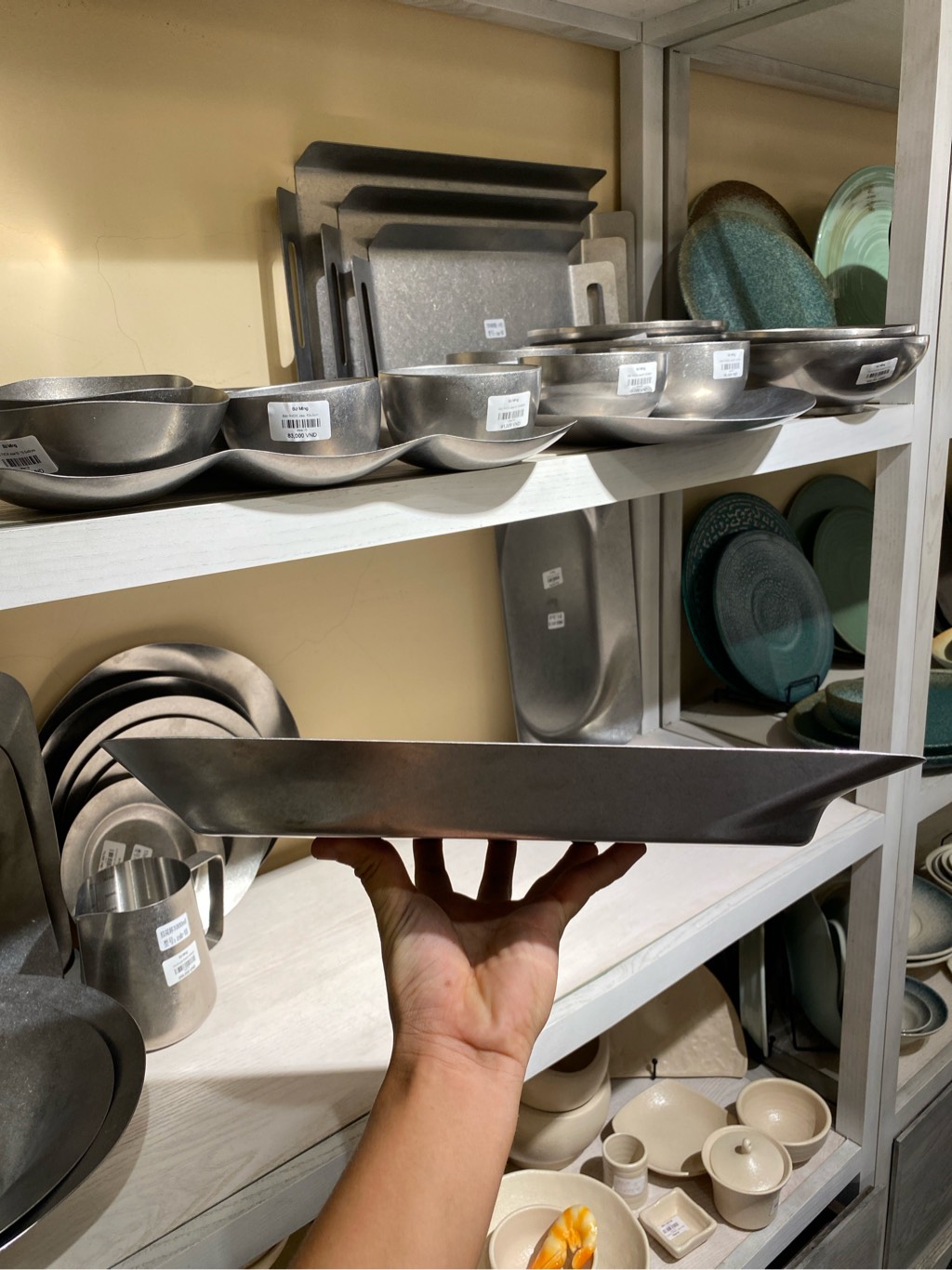 Đĩa INOX zzc01 35x21cm