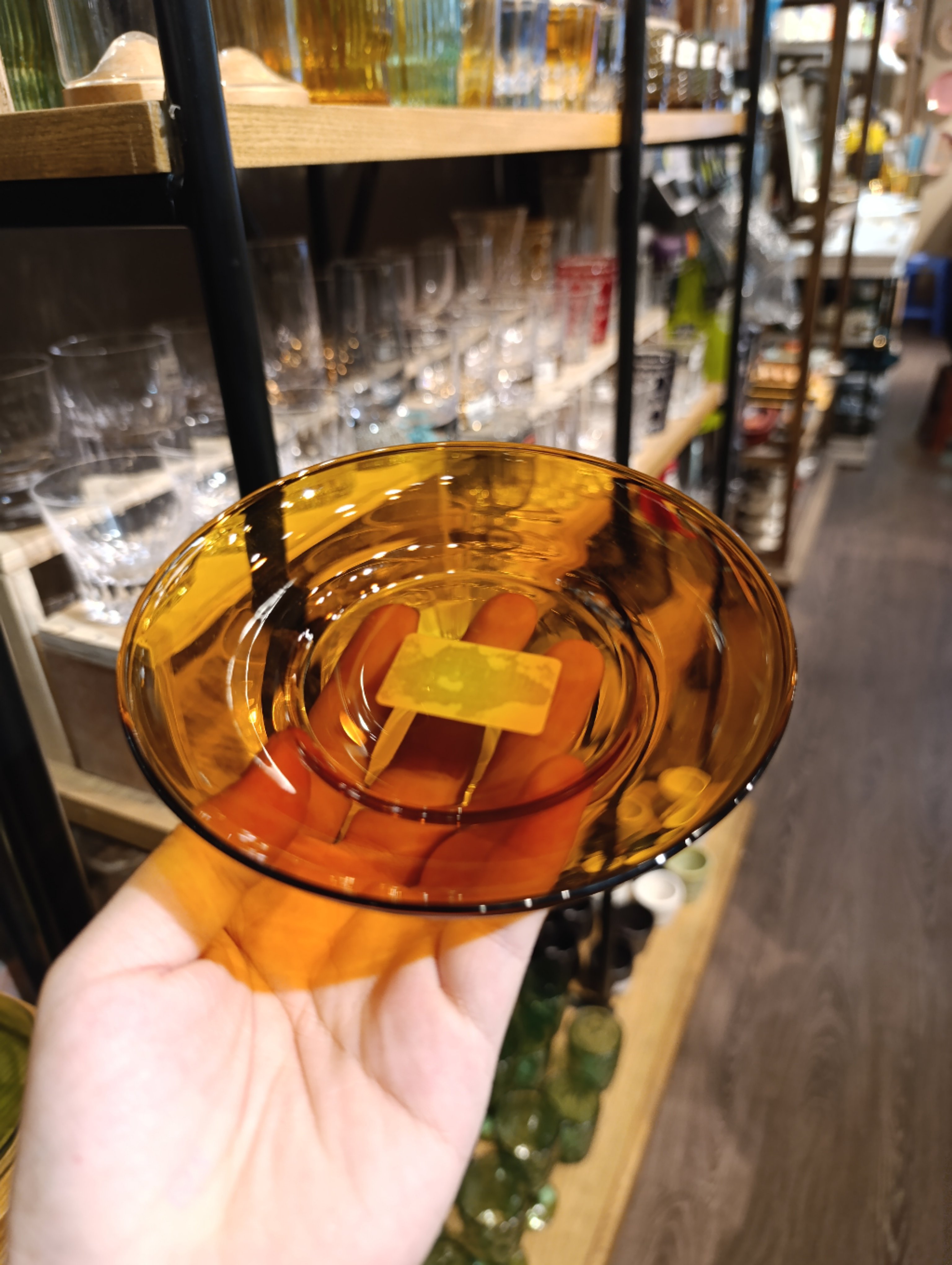 Cặp tách đĩa TT 220ml cam quai xanh