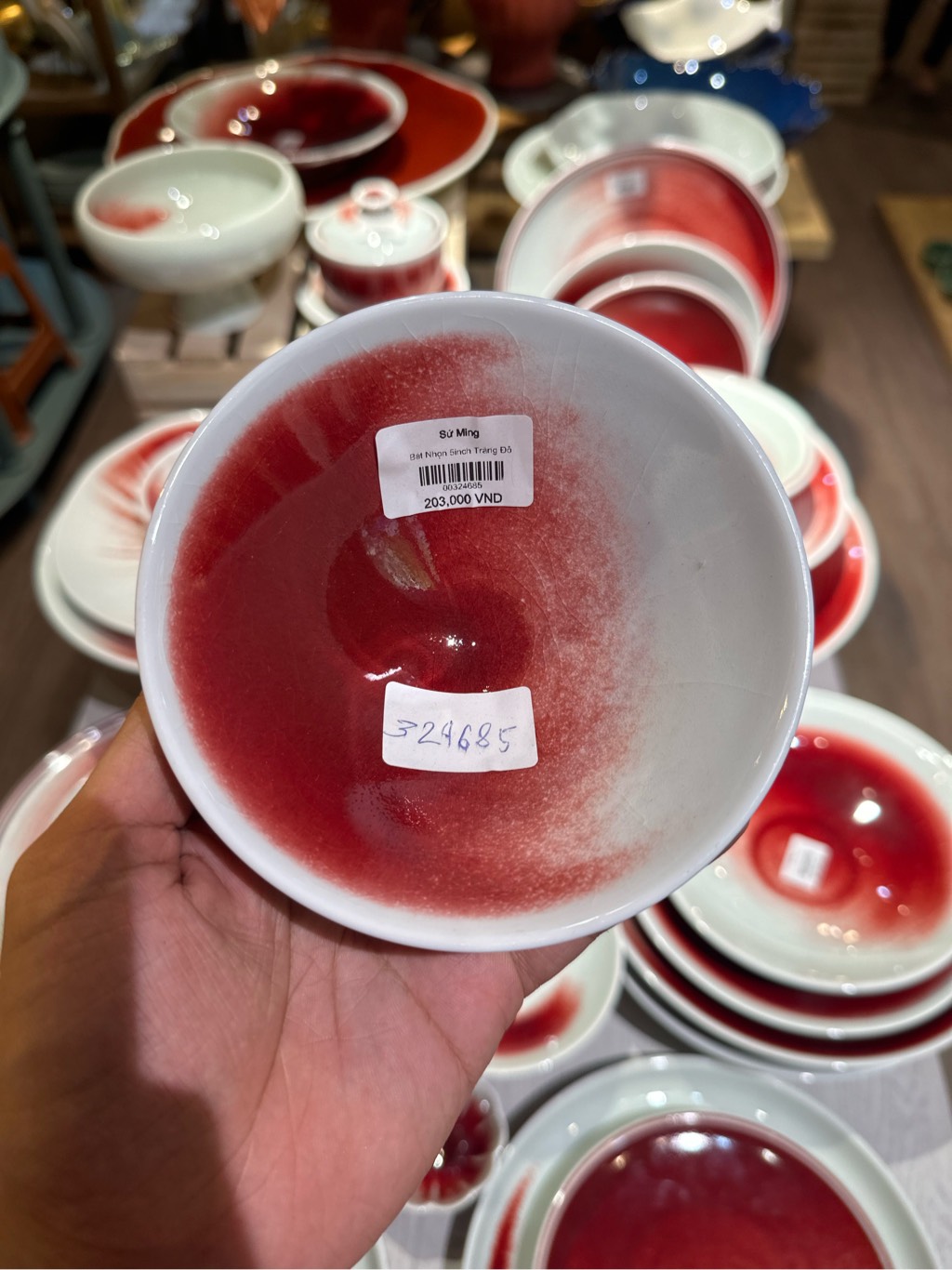 Bát Nhọn 5inch Trăng Đỏ