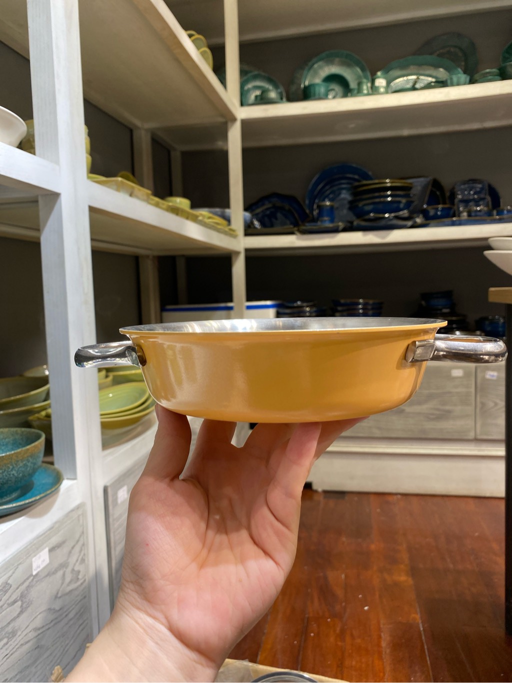 Chảo inox phủ ceramic 16 x 4.2cm Edelkochen - Sunset Orange